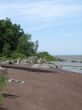 sand beach by the river