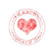 Love Express Rubber Stamp
