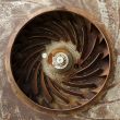 Metal old turbine