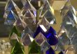 transparent glass pyramids