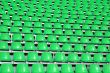 Freen seats in a Sports Venue without people