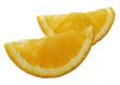 Thin slice of an orange