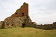 Hammershus, ruins of a castle in Bornholm, Denmark
