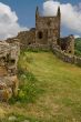 Hammershus, ruins of a castle in Bornholm, Denmark