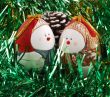 Preparation for christmas holidays, christmas-tree decorations