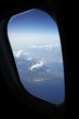 airplane window view