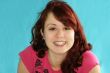 Teenage girl laughing