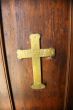 cross on door