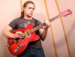 guitarist in studio