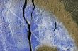 cracks on painted wall
