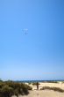 paraglider at the beach