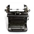 old-fashioned typewriter