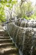 waterfall and stairs