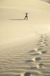 woman at the sand