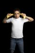 teenage boy cannot hear you