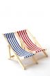 beach chairs isolated on a white background