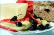 Cheese, olives and farm bread