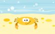 Crab on the beach