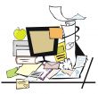 Messy desk