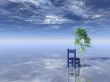 tree and chair
