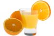 Orange juice with fresh oranges
