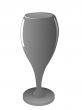 empty wine glass