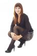 sitting woman