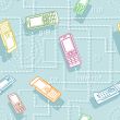 Mobile Phones Seamless Texture Cartoon Style