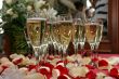 Glasses with champagne