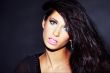 beautiful and sexy brunette girl on dark