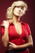 woman in red