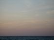 orange sunset on the ocean