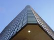 Corner of modern office building