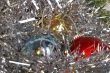 Christmas balls in christmas-tree decorations
