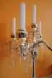 candles on a golden candleholder
