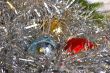 Christmas balls in christmas-tree decorations