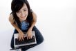 girl with laptop