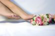 Feet and flowers