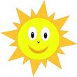 Cartoon sun