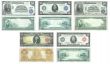 Set of old and rare United States 20 dollar banknotes