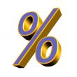 3D percent character