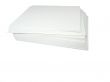 stack of white paper isolated over white background