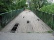 The old wooden foot bridge