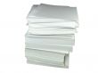 Pile of a notice paper with empty place for text or image isolated