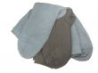 Brown and grey socks isolated over white background