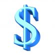 3d dollar symbol