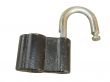 Old opened padlock