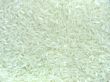Foodstuff close up white organic rice background