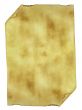 Old paper background parchment with curled burned edges isolated