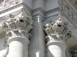 Ancient columns architectural design of engraving elements